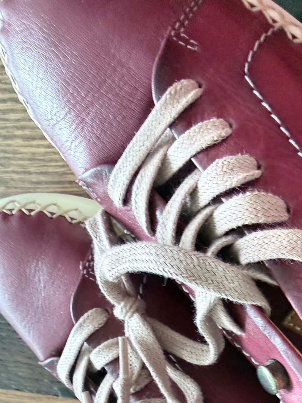 PIKOLINOS Leather Sneakers in Berry and Beige EU 37 US 7 - Picture 3 of 12